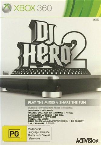 Dj hero 2 xbox on sale 360